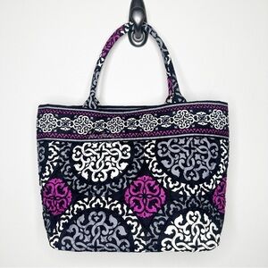 Vera Bradley Holiday Tote Canterbury Magenta